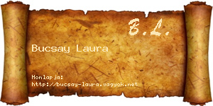 Bucsay Laura névjegykártya
